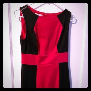 Stretchy color block dress